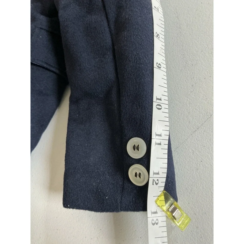 Vintage 1950s/60s Fieldston Grow-A-Year Boy's Navy Wool Sailor Pea Coat‎ Set